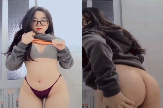 Clip sex em hàng xóm kính cận dâm đãng